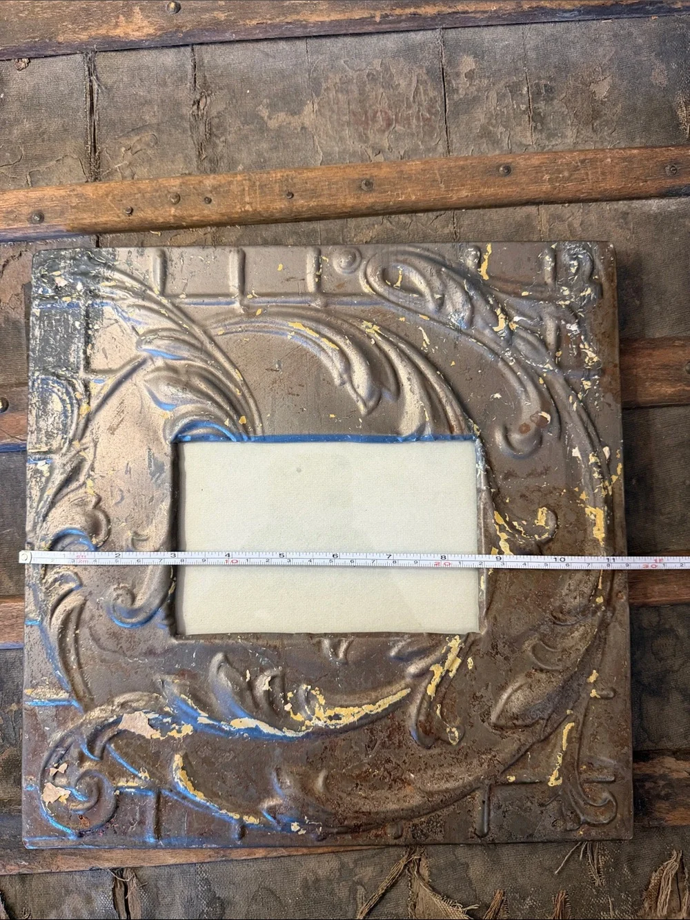 Architectural Tin 4x6 Photo Frames (Set of 2)